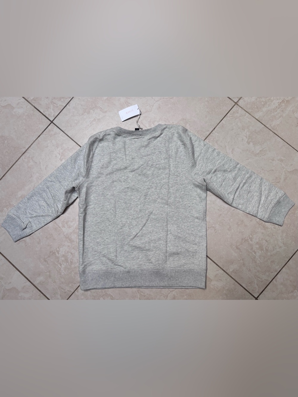 J Crew Embellished Gray Crewneck  - Women - Picture 3 of 4